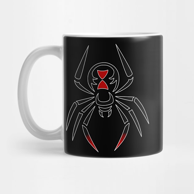 Black Widow Tribal Design by Alaina Williams